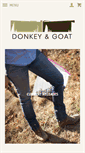 Mobile Screenshot of donkeyandgoat.com